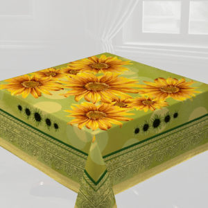 ΣΤΟΦΑ 140Χ140 ΤΡΑΠΕΖΟΜΑΝΤΗΛΟ ΥΦΑΝΤΟ VASSILIADIS BROS-SUNFLOWERS-K56289