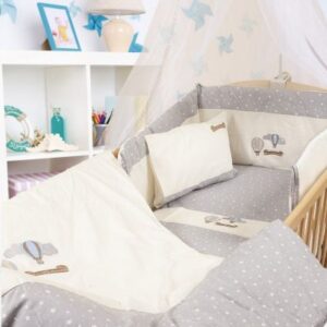 ΚΟΥΝΟΥΠΙΕΡΑ bebe ΑΕΡΟΣΤΑΤΟ 01 160X490 ΕΚΡΟΥ/ΓΚΡΙ Cotton 100%-1214016802100106