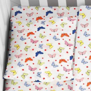 ΜΑΞΙΛΑΡΟΘΗΚΗ ΕΜΠΡΙΜΕ bebe Butterfly 49 35Χ45 Rotary Print Cotton 100%-1915817707204998