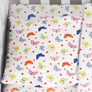 ΜΑΞΙΛΑΡΟΘΗΚΗ ΕΜΠΡΙΜΕ bebe Butterfly 49 35Χ45 Rotary Print Flannel cotton 100%-1915857707204998