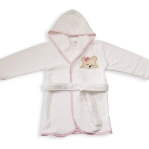 ΜΠΟΥΡΝΟΥΖΙ bebe SLEEPING BEARS CUB 12 SIZE:04 ΛΕΥΚΟ/ΡΟΖ Cotton 100%-1210910401701219