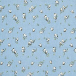 ΠΑΝΑ ΦΑΝΕΛΑ bebe Birds 14 80Χ80 Sky blue Flannel cotton 100%-1914553608601482