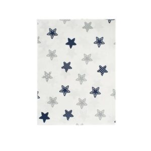 ΠΑΝΑ ΧΑΣΕΣ bebe Star 102 80Χ80 Blue Cotton 100%-1914513607310270