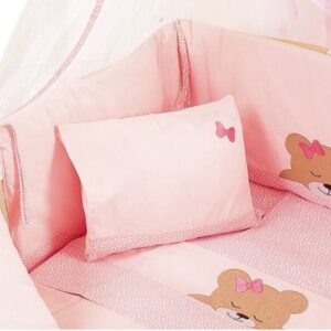 ΠΑΝΤΑ bebe SLEEPING BEARS CUB 14 0,40X1,92 ΡΟΖ Cotton 100%-1214116701701426