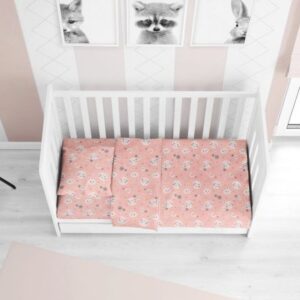 ΠΑΠΛΩΜΑΤΟΘΗΚΗ ΕΜΠΡΙΜΕ bebe Smile 82 120Χ160 Coral Cotton 100%-1915717608008283