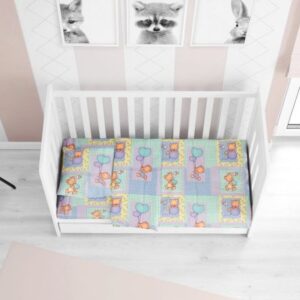 ΠΑΠΛΩΜΑΤΟΘΗΚΗ ΕΜΠΡΙΜΕ bebe Baloon 77 120Χ160 Sky blue Flannel cotton 100%-1915757608307782