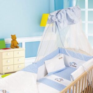 ΠΡΟΙΚΑ ΜΩΡΟΥ 7 τεμ bebe ΑΕΡΟΣΤΑΤΟ 03  ΛΕΥΚΟ/ΣΙΕΛ Cotton 100%-1212510002100320