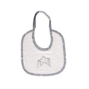 ΣΑΛΙΑΡΑ bebe ΑΣΤΕΡΙ 124 25X25 ΛΕΥΚΟ/ΓΚΡΙ Cotton 100%-1213617503012418