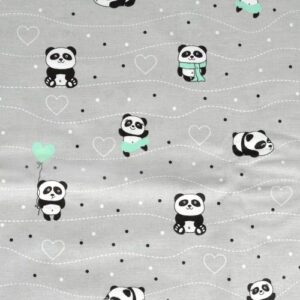 ΣΕΝΤΟΝΑΚΙ ΛΙΚΝΟΥ bebe PANDA 112 80Χ110 Grey-Green Cotton 100%-1914413715811288