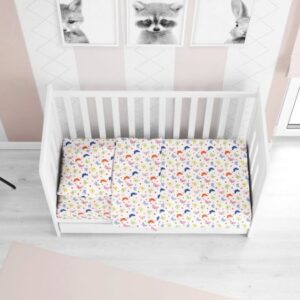 ΣΕΝΤΟΝΙΑ ΕΜΠΡΙΜΕ ΣΕΤ 3 τεμ bebe Butterfly 49 120X160 Rotary Print Cotton 100%-1914617607204998