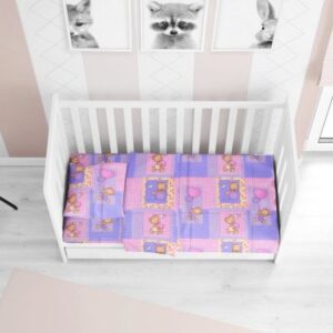 ΣΕΝΤΟΝΙΑ ΕΜΠΡΙΜΕ ΣΕΤ 3 τεμ bebe Baloon 75 120Χ160 Pink Flannel cotton 100%-1914657608307579