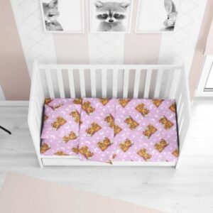 ΣΕΝΤΟΝΙΑ ΕΜΠΡΙΜΕ ΣΕΤ 3 τεμ bebe Sweet Dreams 70 120X160 Lila Flannel cotton 100%-1914657608407074