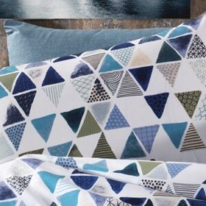 ΜΑΞΙΛΑΡΟΘΗΚΗ ΕΜΠΡΙΜΕ   Ναυσικά 346 50Χ70 Sky navy blue Cott/Pol 70/30-1935883101934659