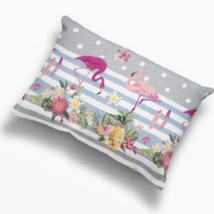 ΜΑΞΙΛΑΡΟΘΗΚΗ ΕΜΠΡΙΜΕ Flamingo 293 50X70 Blue-Grey Flannel cotton 100%-1935853125129354
