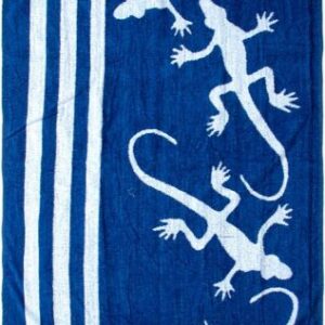 ΠΕΤΣΕΤΑ ΘΑΛΑΣΣΗΣ ΒΕΛΟΥΤΕ ΕΝΗΛ Lizard 112 90X170 Blue Cotton 100%-1433716482511270