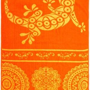 ΠΕΤΣΕΤΑ ΘΑΛΑΣΣΗΣ ΒΕΛΟΥΤΕ ΕΝΗΛ Lizard 113 90X170 Orange Cotton 100%-1433716482511375