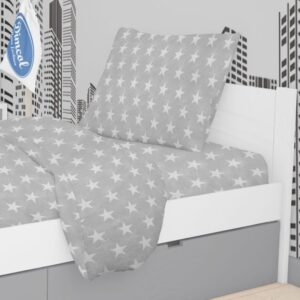 ΜΑΞΙΛΑΡΟΘΗΚΗ ΕΜΠΡΙΜΕ kids Star 35 50Χ70 ΓΚΡΙ Cotton 100%-1925813107303504