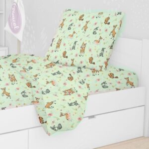 ΜΑΞΙΛΑΡΟΘΗΚΗ ΕΜΠΡΙΜΕ kids Ελαφάκι 116 50X70 Green Cotton 100%-1925813115911681