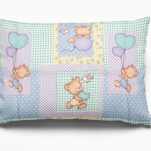 ΜΑΞΙΛΑΡΟΘΗΚΗ ΕΜΠΡΙΜΕ kids Baloon 77 50Χ70 Sky blue Flannel cotton 100%-1925853108307782