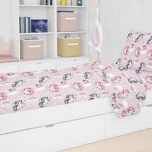 ΠΑΠΛΩΜΑΤΟΘΗΚΗ ΕΜΠΡΙΜΕ kids UNICORN 107 160X240 Lila Cotton 100%-1925715206410774