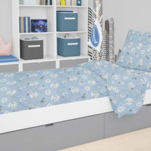 ΣΕΝΤΟΝΙΑ ΕΜΠΡΙΜΕ ΣΕΤ 2 τεμ kids Smile 81 160X240 Blue Cotton 100%-1925215208008170