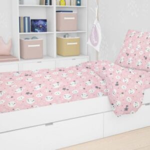 ΣΕΝΤΟΝΙΑ ΕΜΠΡΙΜΕ ΣΕΤ 2 τεμ kids Smile 84 160X240 Pink Cotton 100%-1925215208008479