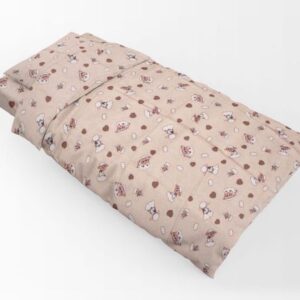 ΣΕΝΤΟΝΙΑ ΕΜΠΡΙΜΕ ΣΕΤ 3 τεμ kids Προβατάκι 07 160X240 Beige Flannel cotton 100%-1924655206600780