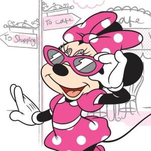 ΠΕΤΣΕΤΑ ΘΑΛΑΣΣΗΣ ΒΕΛΟΥΤΕ DISNEY MINNIE 56 70X140 Digital Print-2123713501105699
