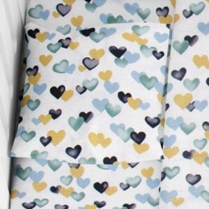 ΜΑΞΙΛΑΡΟΘΗΚΗ ΕΜΠΡΙΜΕ bebe Hearts 11 35X45 Grey-Green Cotton 100%-1915817707801188