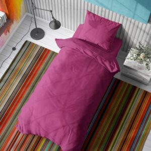 ΠΑΠΛΩΜΑ Solid 499 160X240 Fuchsia Cotton 100%-1931515206249930