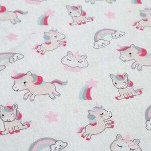 ΣΕΝΤΟΝΑΚΙ ΛΙΚΝΟΥ bebe Unicorn 108 80X110 White-Pink Cotton 100%-1914413706410844