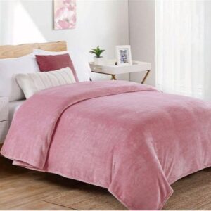 ΚΟΥΒΕΡΤΑ CORAL FLEECE Polyester 160X220 Μονόχρωμη 01 Cashmere Pink-1433125688600194