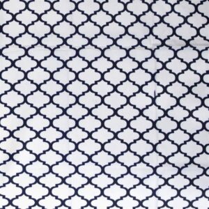 ΣΕΝΤΟΝΑΚΙ ΛΙΚΝΟΥ bebe Windows 176 80Χ110 White-Dark blue Cotton 100%-1914413710017600