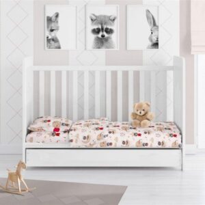 ΚΑΤΩΣΕΝΤΟΝΟ ΜΕ ΛΑΣΤΙΧΟ bebe Reach the stars 190 0,70X1,40X0,15 Beige Cotton 100%-1916118410819080