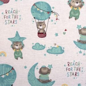 ΣΕΝΤΟΝΑΚΙ ΛΙΚΝΟΥ bebe Reach the stars 192 80Χ110 Green Cotton 100%-1914413710819281