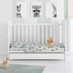 ΣΕΝΤΟΝΙΑ ΕΜΠΡΙΜΕ ΣΕΤ 3 τεμ bebe Reach the stars 192 120Χ160 Green Cotton 100%-1914617610819281