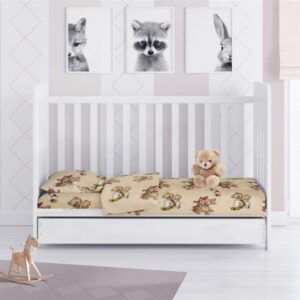 ΣΕΝΤΟΝΙΑ ΕΜΠΡΙΜΕ ΣΕΤ 3 τεμ bebe Little Brothers 149 120Χ160 Beige Flannel Cotton 100%-1914657616514980