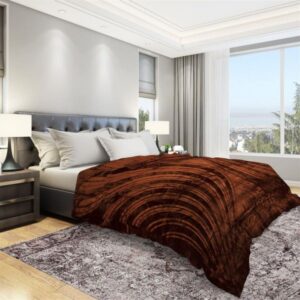 ΚΟΥΒΕΡΤΑ ΑΝΑΓΛΥΦΗ 220X240 ΚΑΦΕ ΒΕΓΓΕ Polyester-1430225503600009