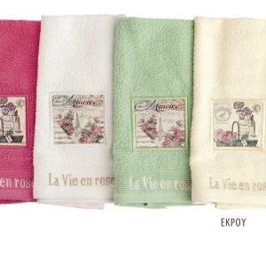 ΠΕΤΣΕΤΑ ΣΕΤ 2 τεμ VINTAGE 02 30X50,50X90 ΕΚΡΟΥ Cotton 100%-1332115903800205