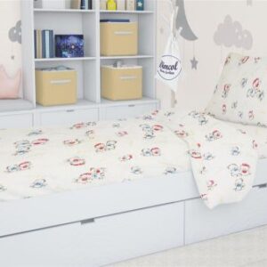 ΣΕΝΤΟΝΙΑ ΕΜΠΡΙΜΕ ΣΕΤ 2 τεμ kids Two Lovely Bears 67 160X240 Ecru Cotton 100%-1925215206906778