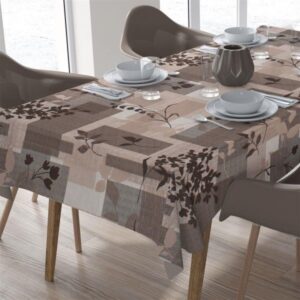 ΤΡΑΠΕΖΟΜΑΝΤΗΛΟ ΑΛΕΚΙΑΣΤΟ 140X180 Branch 463 Beige Cott/Pol 70/30-1932880511546380