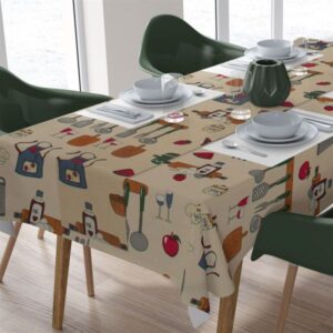 ΑΛΕΚΙΑΣΤΟ ΣΕΤ 2 τεμ (ΤΡΑΠ/ΛΟ 140Χ140/ΤΡΑΒΕΡΣΑ 40Χ140) Utensils 470 Ecru Cott/Pol 70/30-1931980011647078