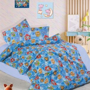 ΣΕΝΤΟΝΙΑ ΕΜΠΡΙΜΕ ΣΕΤ 3 τεμ kids Paw Patrol 308 160Χ240 Sky blue Cott/Pol 70/30-32312223001