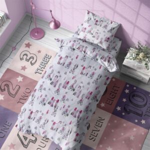 ΠΑΠΛΩΜΑ ΕΜΠΡΙΜΕ kids Bicycle 416 160X240 White-Bordeaux Cotton 100%-32111123002