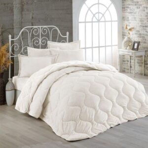 ΚΟΥΒΕΡΤΟΠΑΠΛΩΜΑ Γούνα-Fleece 680 gsm 1920 Ecru C03 220X240 Polyester-33421024018