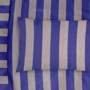 ΜΑΞΙΛΑΡΟΘΗΚΗ ΒΑΜΒΑΚΟΣΑΤΕΝ Stripes 157 50Χ70 Purple-Grey Cotton 100%-32121647001
