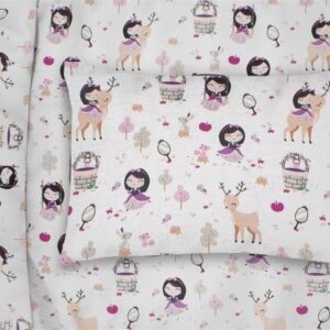 ΜΑΞΙΛΑΡΟΘΗΚΗ ΕΜΠΡΙΜΕ bebe Lily & Deer 179 35Χ45 White-Pink Cotton 100%-31111646009