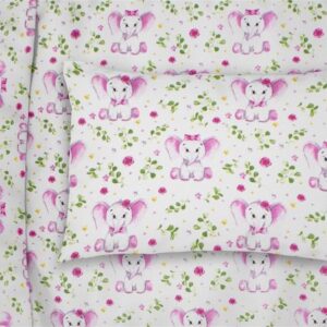 ΜΑΞΙΛΑΡΟΘΗΚΗ ΕΜΠΡΙΜΕ kids Elephant 173 50X70 White-Pink Cotton 100%-32111647006