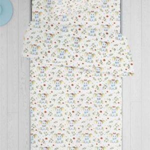 ΠΑΠΛΩΜΑ ΕΜΠΡΙΜΕ kids Elephant 175 160X240 White-Blue Cotton 100%-32111123007