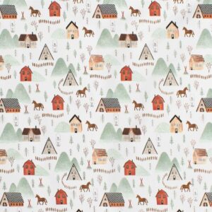 ΣΕΝΤΟΝΑΚΙ ΛΙΚΝΟΥ bebe Country 181 80Χ110 White-Green Cotton 100%-31112020008